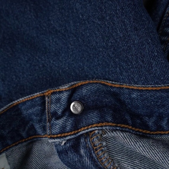 VTG Levis 540 Jeans Men 40x30 Blue (37x30) Orange Tab Black Bat Wing Y2K Biker - Picture 13 of 13